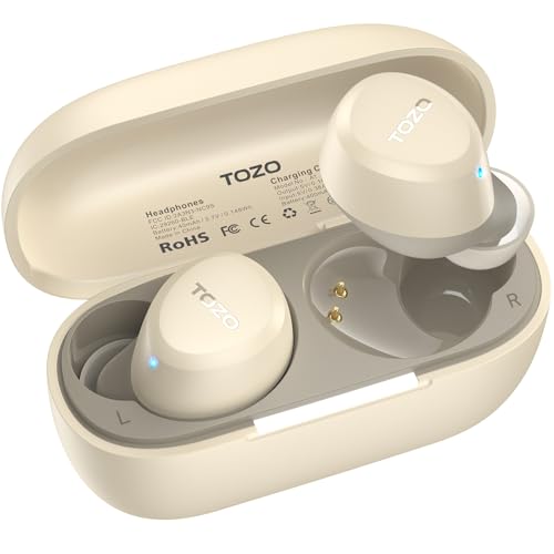 TOZO A1 Wireless Earbuds Bluetooth 5.3 Light Weight in Ear Headphones, IPX5 Waterproof, 2 Mics for AI Calls, Immersive Premium Sound 28