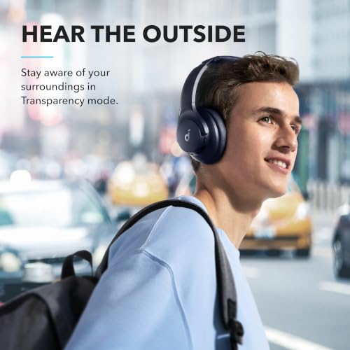 Soundcore by Anker Q20i Hybrid Active Noise Cancelling Headphones, Black 38