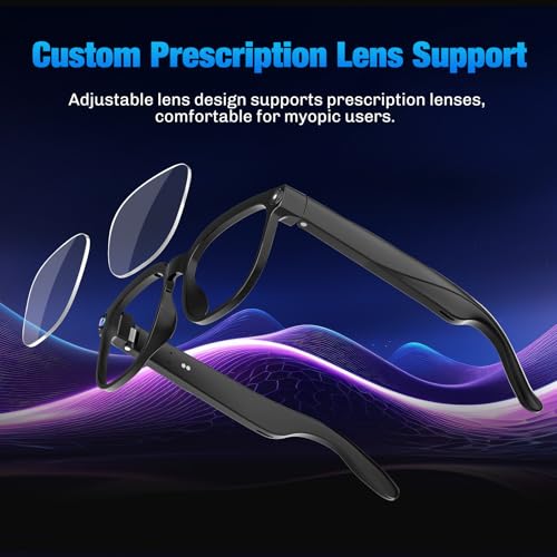AI Smart Glasses with Camera, 4K Video, Real-Time Translation, AI Assistant 7