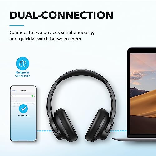 Soundcore by Anker Q20i Hybrid Active Noise Cancelling Headphones, Black 10