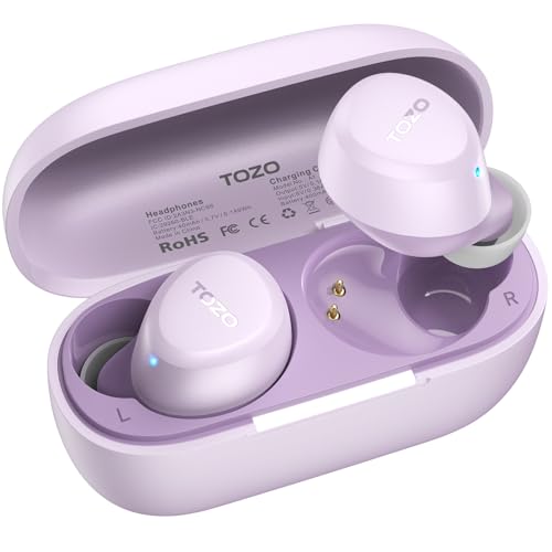 TOZO A1 Wireless Earbuds Bluetooth 5.3 Light Weight in Ear Headphones, IPX5 Waterproof, 2 Mics for AI Calls, Immersive Premium Sound 41