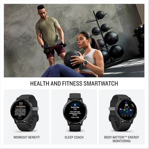 Garmin vívoactive 5, Health & Fitness GPS Smartwatch, 42mm, Black 25