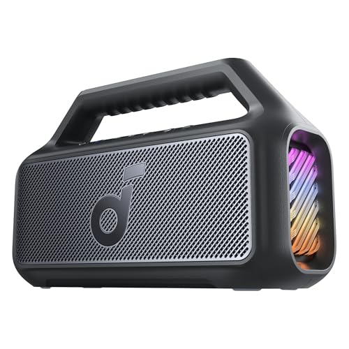 Soundcore Boom 2 by Anker, 80W Outdoor Bluetooth Speaker, 24H Playtime, IPX7 Waterproof, BassUp 2.0, Floatable, RGB Light 2