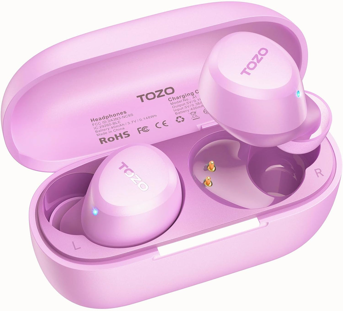 TOZO A1 Wireless Earbuds Bluetooth 5.3 Light Weight in Ear Headphones, IPX5 Waterproof, 2 Mics for AI Calls, Immersive Premium Sound 15