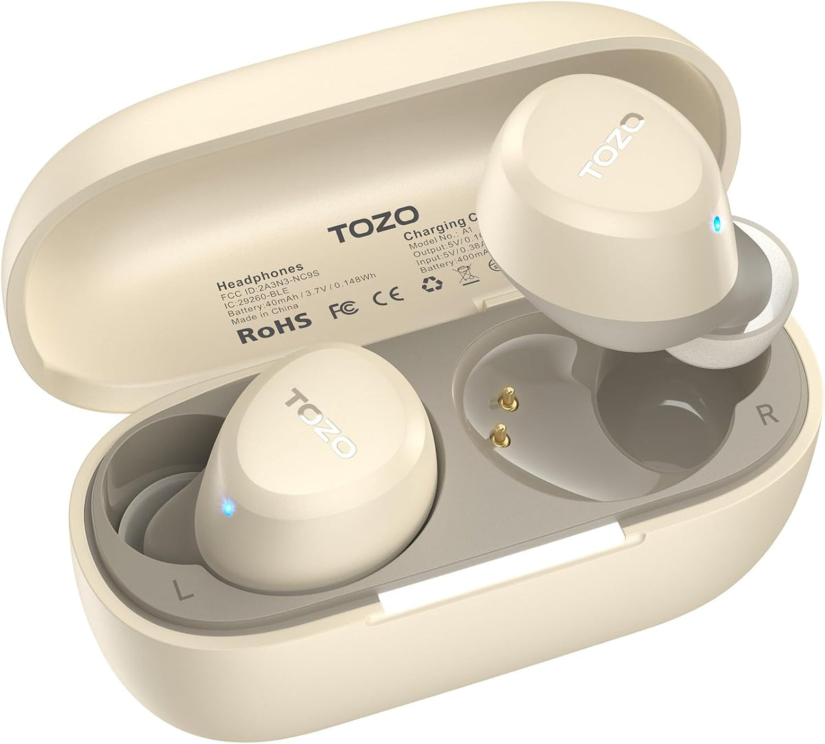 TOZO A1 Wireless Earbuds Bluetooth 5.3 Light Weight in Ear Headphones, IPX5 Waterproof, 2 Mics for AI Calls, Immersive Premium Sound 27