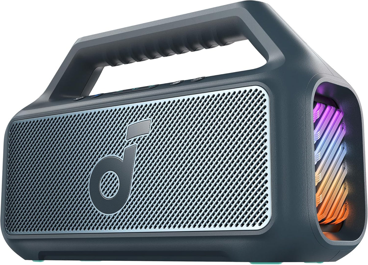 Soundcore Boom 2 by Anker, 80W Outdoor Bluetooth Speaker, 24H Playtime, IPX7 Waterproof, BassUp 2.0, Floatable, RGB Light 8