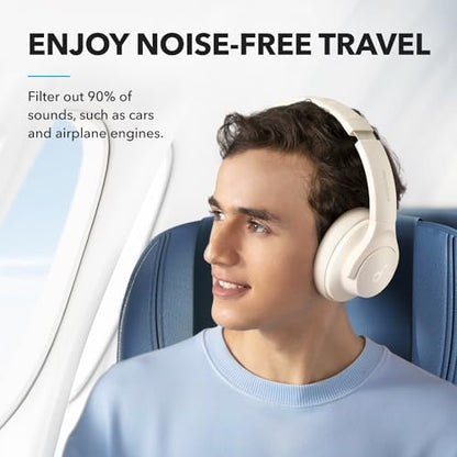 Soundcore by Anker Q20i Hybrid Active Noise Cancelling Headphones, Black 42