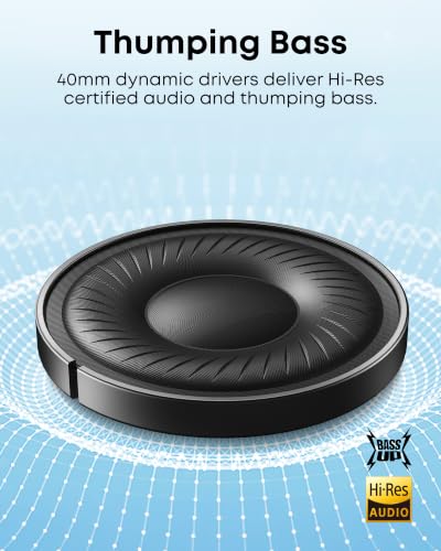 Soundcore by Anker Q20i Hybrid Active Noise Cancelling Headphones, Black 28