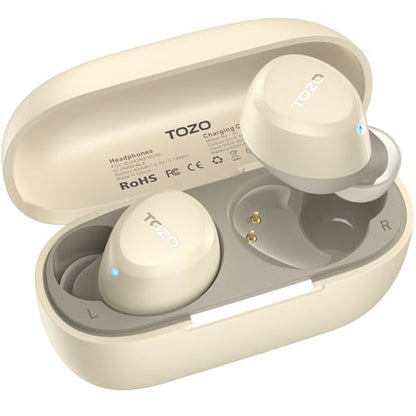TOZO A1 Wireless Earbuds Bluetooth 5.3 Light Weight in Ear Headphones, IPX5 Waterproof, 2 Mics for AI Calls, Immersive Premium Sound 28