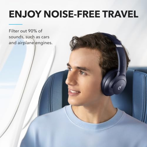 Soundcore by Anker Q20i Hybrid Active Noise Cancelling Headphones, Black 35