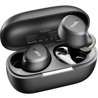 TOZO A1 Wireless Earbuds Bluetooth 5.3 Light Weight in Ear Headphones, IPX5 Waterproof, 2 Mics for AI Calls, Immersive Premium Sound 2