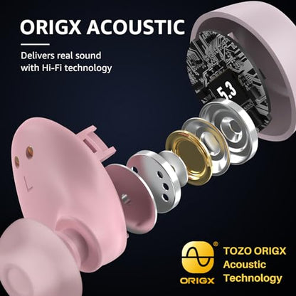 TOZO A1 Wireless Earbuds Bluetooth 5.3 Light Weight in Ear Headphones, IPX5 Waterproof, 2 Mics for AI Calls, Immersive Premium Sound 17