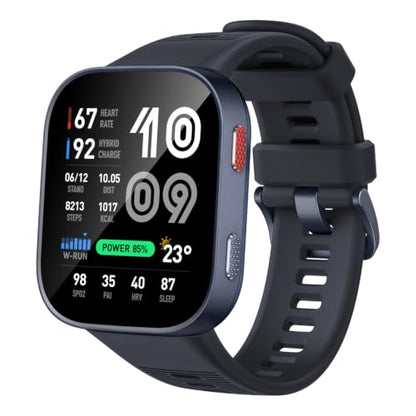 Amazfit Bip Max Smart Watch, 2.07" AMOLED Display, GPS, iOS/Android, 50mm, 20-Day Battery, 4GB Storage 24