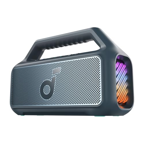 Soundcore Boom 2 by Anker, 80W Outdoor Bluetooth Speaker, 24H Playtime, IPX7 Waterproof, BassUp 2.0, Floatable, RGB Light 9