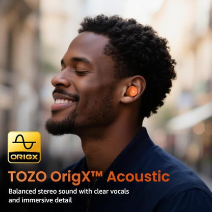 TOZO A1 Wireless Earbuds Bluetooth 5.3 Light Weight in Ear Headphones, IPX5 Waterproof, 2 Mics for AI Calls, Immersive Premium Sound 35