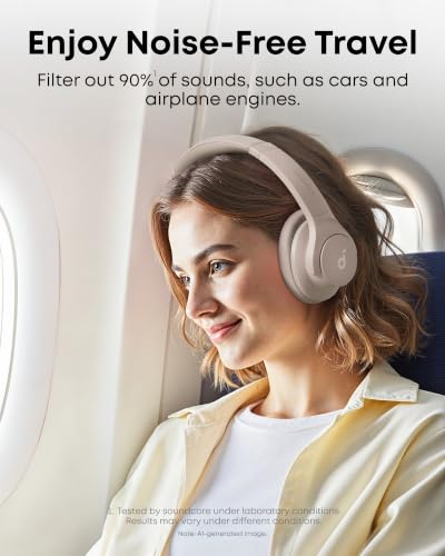Soundcore by Anker Q20i Hybrid Active Noise Cancelling Headphones, Black 13