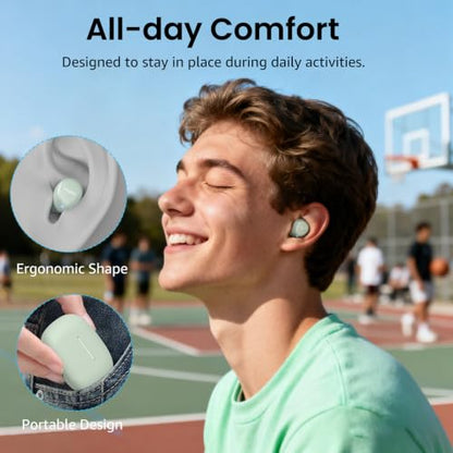 TOZO A1 Wireless Earbuds Bluetooth 5.3 Light Weight in Ear Headphones, IPX5 Waterproof, 2 Mics for AI Calls, Immersive Premium Sound 65