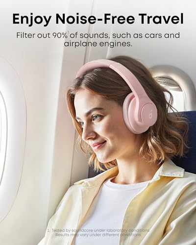 Soundcore by Anker Q20i Hybrid Active Noise Cancelling Headphones, Black 56