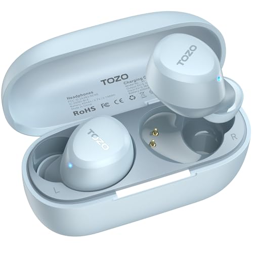 TOZO A1 Wireless Earbuds Bluetooth 5.3 Light Weight in Ear Headphones, IPX5 Waterproof, 2 Mics for AI Calls, Immersive Premium Sound 54