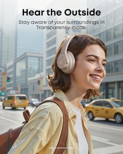 Soundcore by Anker Q20i Hybrid Active Noise Cancelling Headphones, Black 16