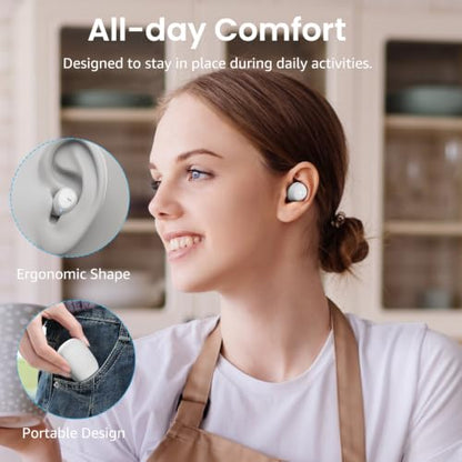 TOZO A1 Wireless Earbuds Bluetooth 5.3 Light Weight in Ear Headphones, IPX5 Waterproof, 2 Mics for AI Calls, Immersive Premium Sound 10