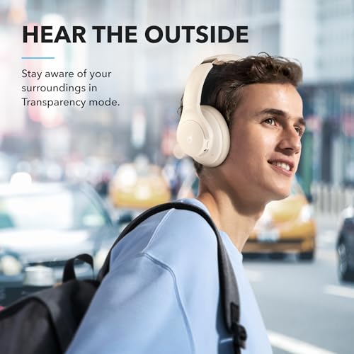 Soundcore by Anker Q20i Hybrid Active Noise Cancelling Headphones, Black 46
