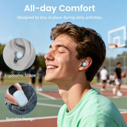 TOZO A1 Wireless Earbuds Bluetooth 5.3 Light Weight in Ear Headphones, IPX5 Waterproof, 2 Mics for AI Calls, Immersive Premium Sound 55