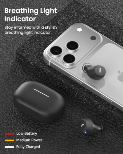 TOZO A1 Wireless Earbuds Bluetooth 5.3 Light Weight in Ear Headphones, IPX5 Waterproof, 2 Mics for AI Calls, Immersive Premium Sound 4