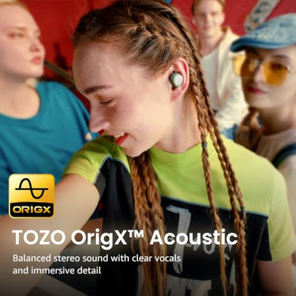 TOZO A1 Wireless Earbuds Bluetooth 5.3 Light Weight in Ear Headphones, IPX5 Waterproof, 2 Mics for AI Calls, Immersive Premium Sound 61