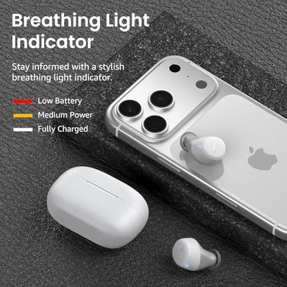 TOZO A1 Wireless Earbuds Bluetooth 5.3 Light Weight in Ear Headphones, IPX5 Waterproof, 2 Mics for AI Calls, Immersive Premium Sound 14