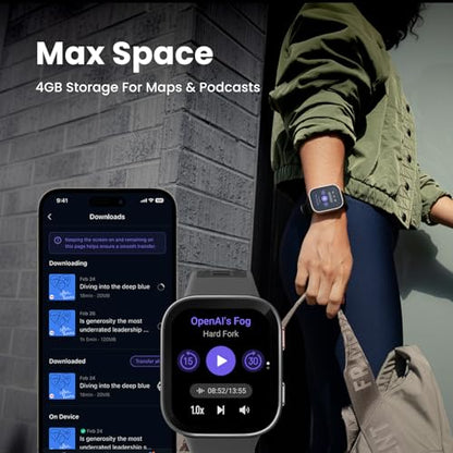 Amazfit Bip Max Smart Watch, 2.07" AMOLED Display, GPS, iOS/Android, 50mm, 20-Day Battery, 4GB Storage 5