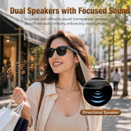 AI Smart Glasses with Camera, 4K Video, Real-Time Translation, AI Assistant 10