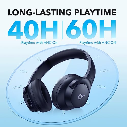 Soundcore by Anker Q20i Hybrid Active Noise Cancelling Headphones, Black 23