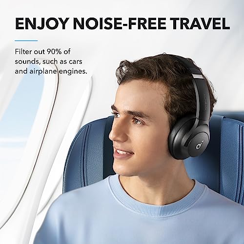 Soundcore by Anker Q20i Hybrid Active Noise Cancelling Headphones, Black 3