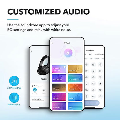 Soundcore by Anker Q20i Hybrid Active Noise Cancelling Headphones, Black 5