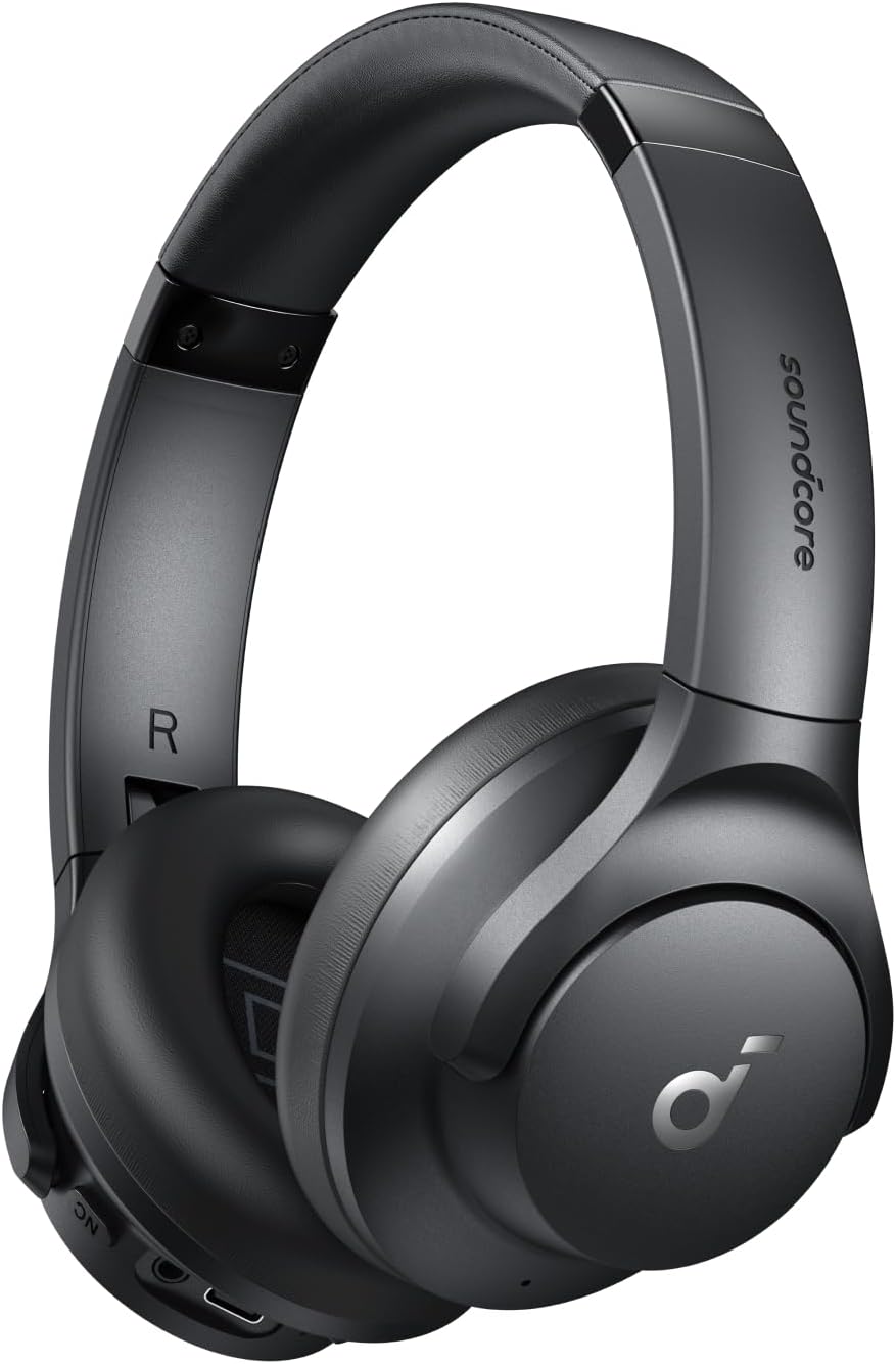 Soundcore by Anker Q20i Hybrid Active Noise Cancelling Headphones, Black 8