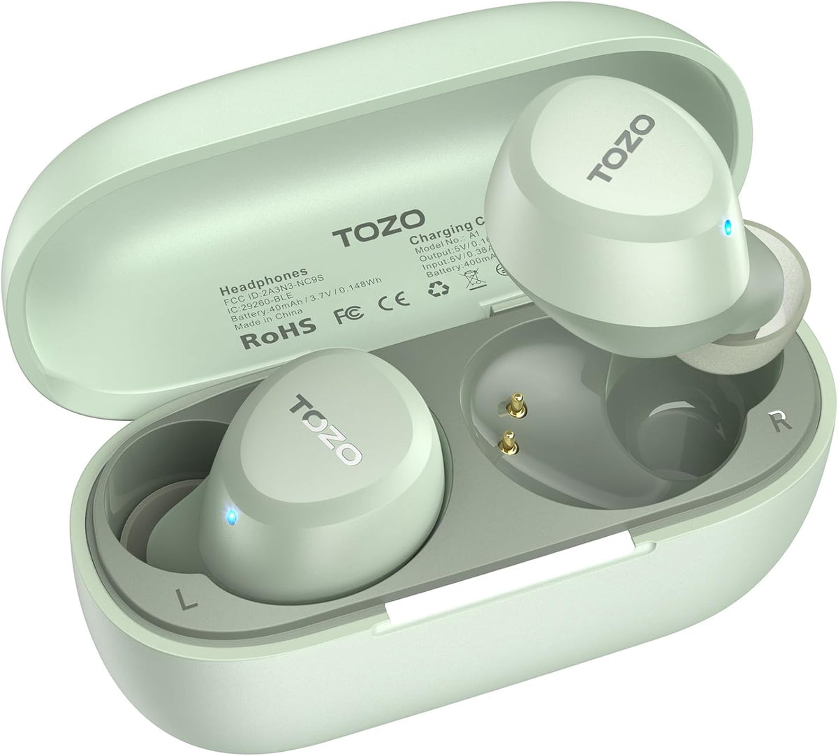 TOZO A1 Wireless Earbuds Bluetooth 5.3 Light Weight in Ear Headphones, IPX5 Waterproof, 2 Mics for AI Calls, Immersive Premium Sound 59