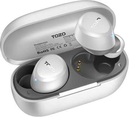 TOZO A1 Wireless Earbuds Bluetooth 5.3 Light Weight in Ear Headphones, IPX5 Waterproof, 2 Mics for AI Calls, Immersive Premium Sound 20