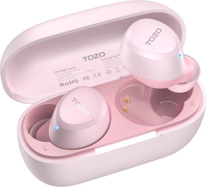TOZO A1 Wireless Earbuds Bluetooth 5.3 Light Weight in Ear Headphones, IPX5 Waterproof, 2 Mics for AI Calls, Immersive Premium Sound 47